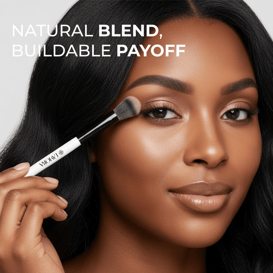 Blending & Eyeshadow Duo Brush - Lamora Beauty