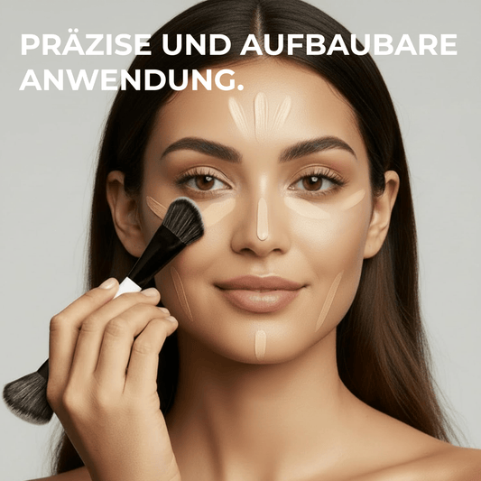 Duo Foundation Contour Pinsel - Lamora Beauty