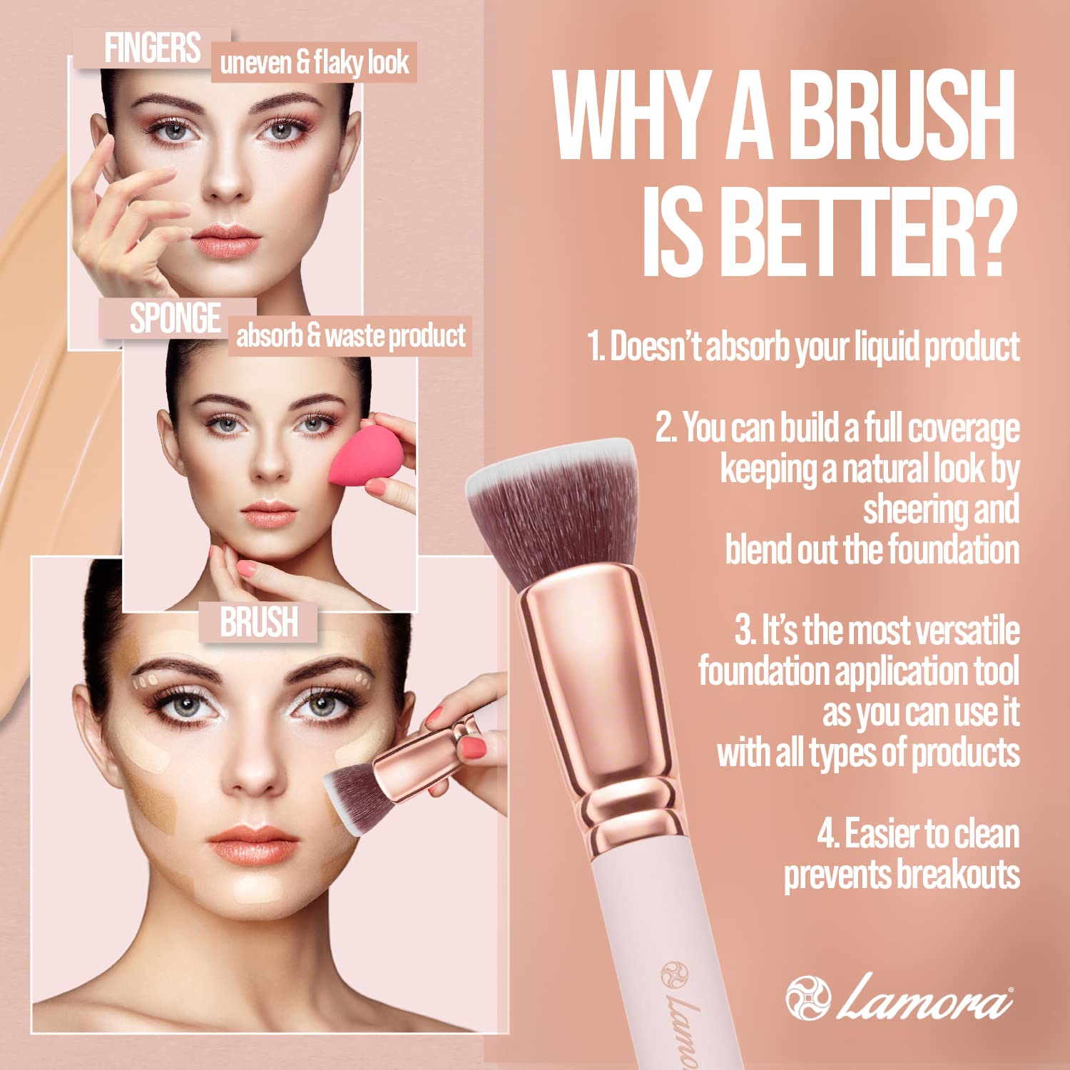 Foundation Brush Rose CA