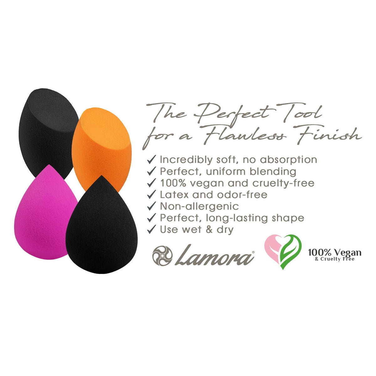 Makeup Sponge Set - Lamora Beauty