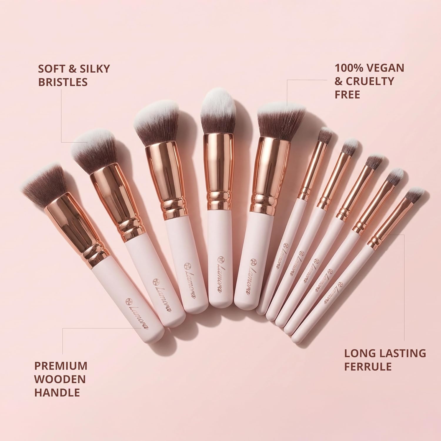 Foundation Brush Set Rose