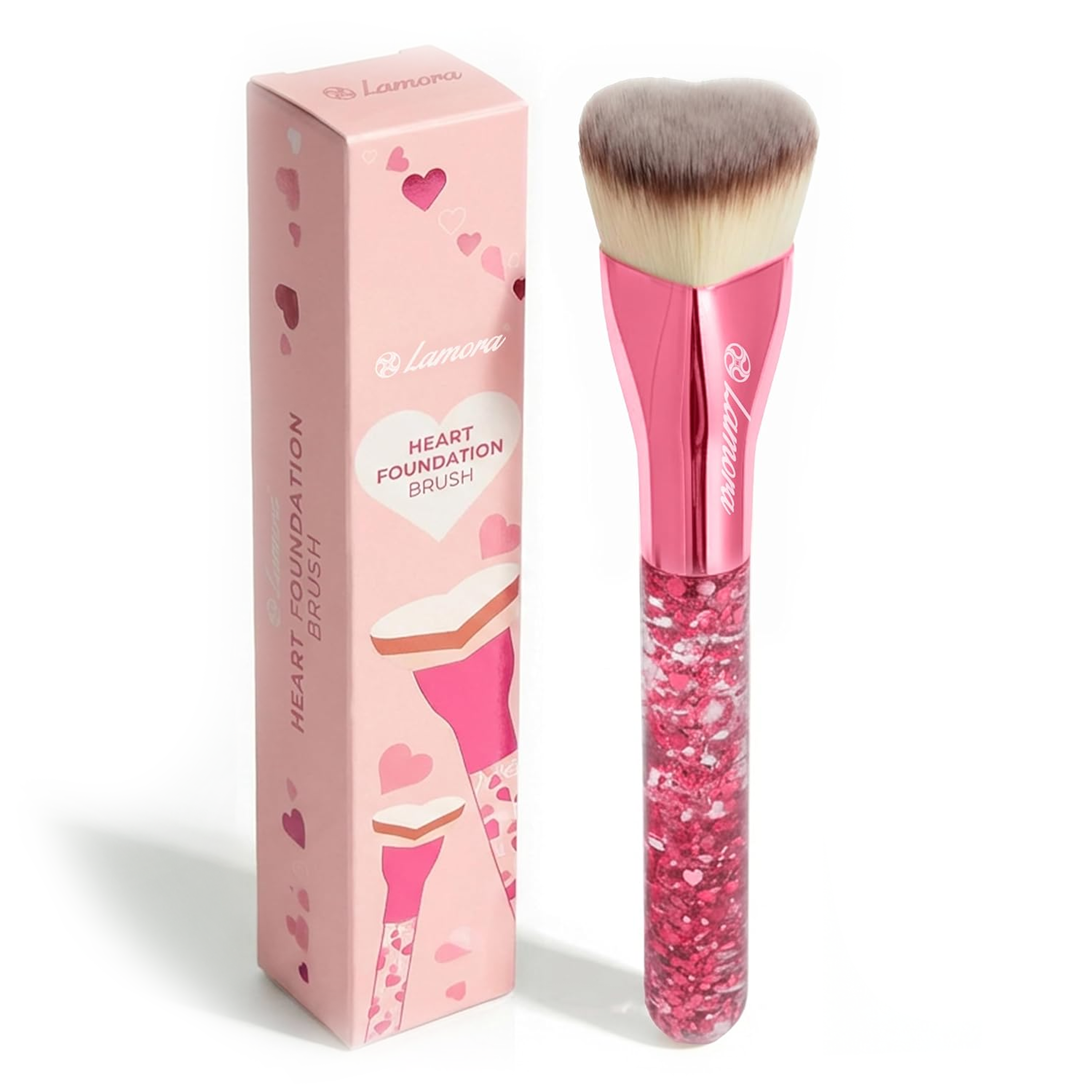 Foundation Brush Heart Pink