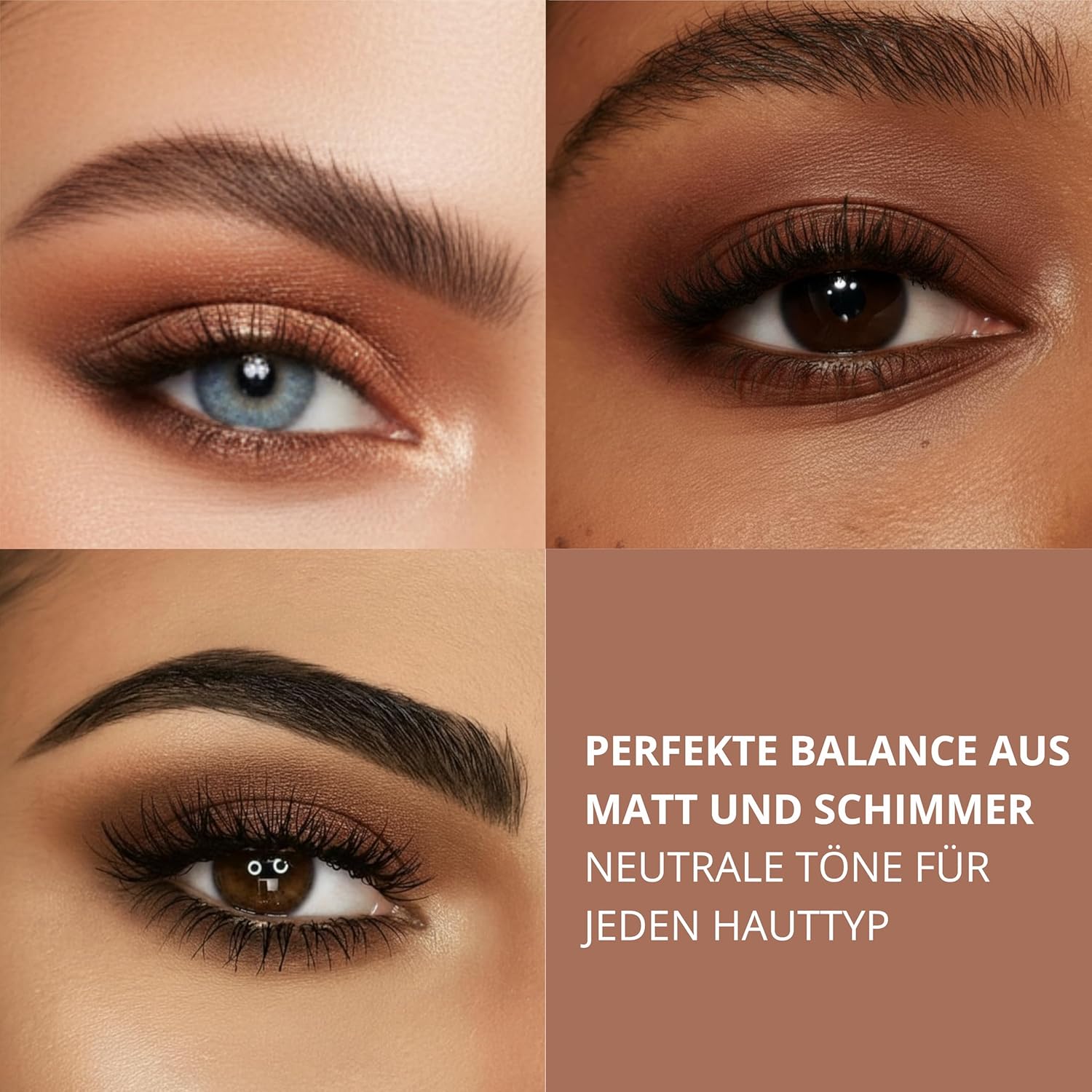 Bronze Lidschatten Palette