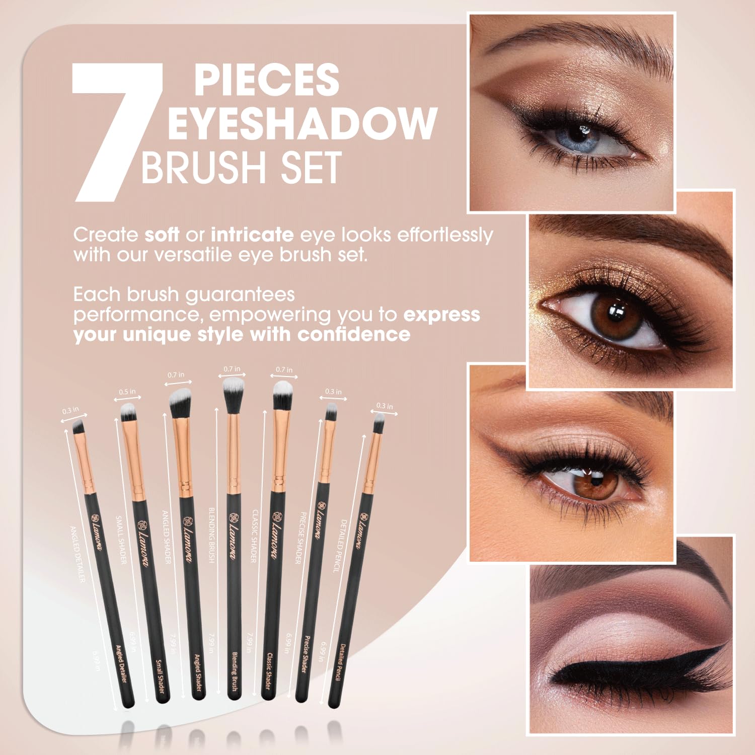 Eyeshadow Brush Set Rose