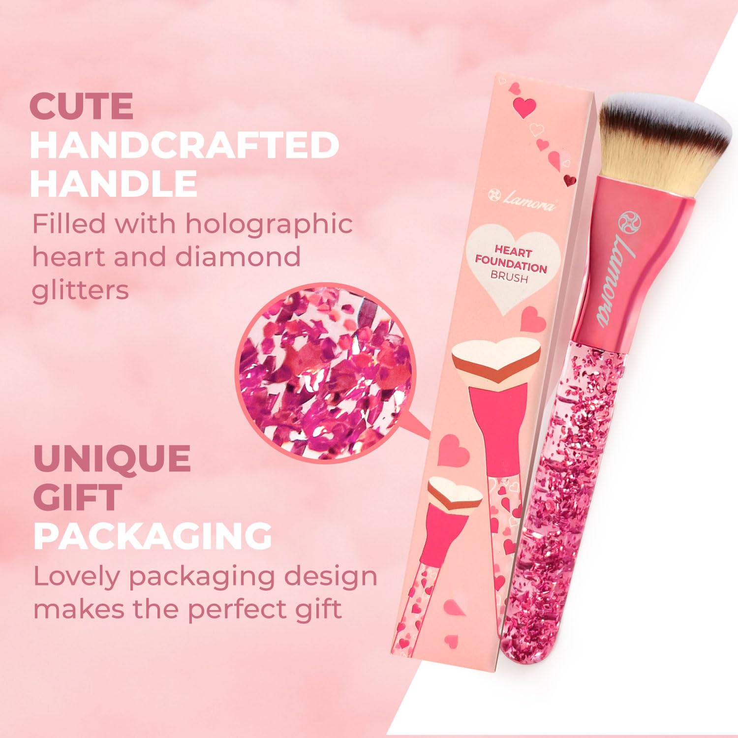 Makeup Sponge Pink Teardrop – Lamora Beauty