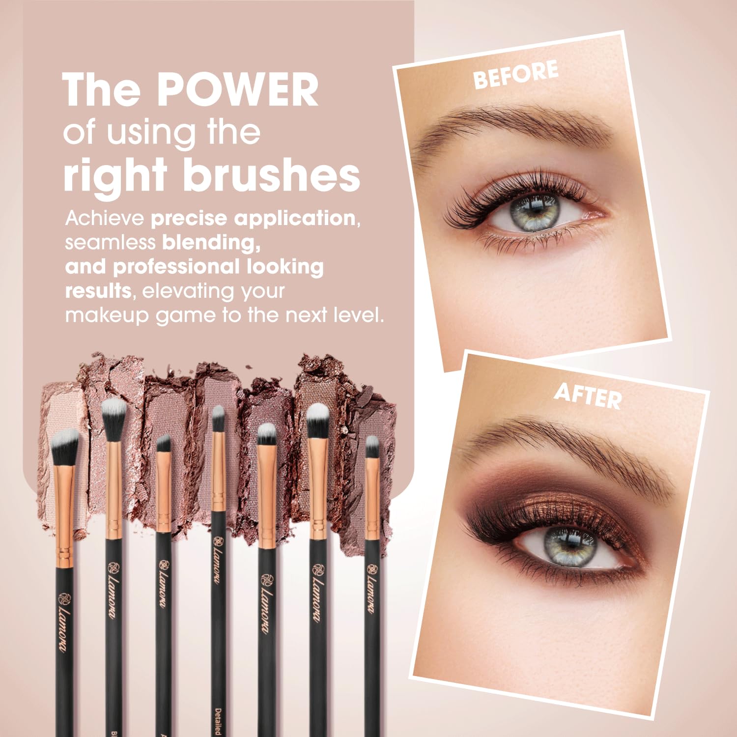 Eyeshadow Brush Set Rose