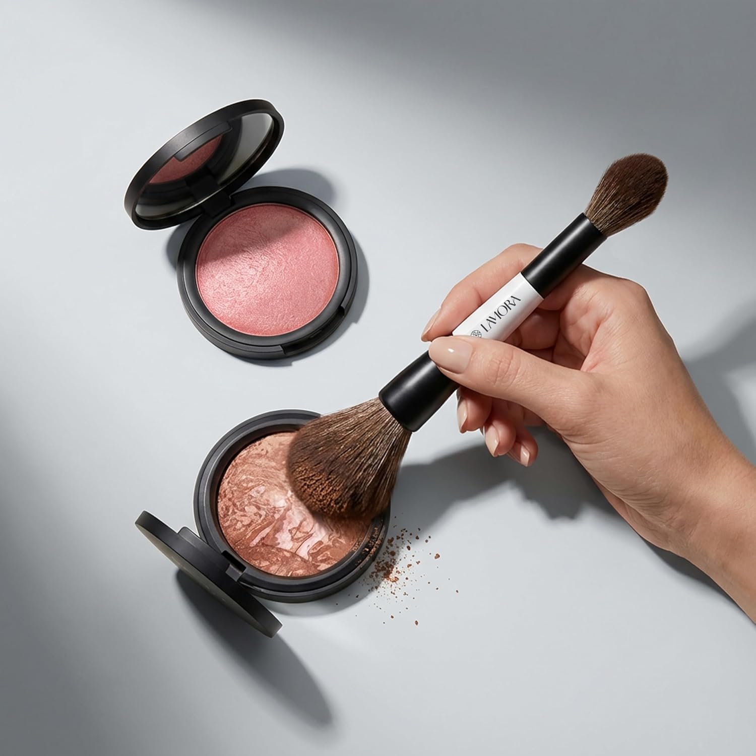 Powder & Bronzer Duo Brush