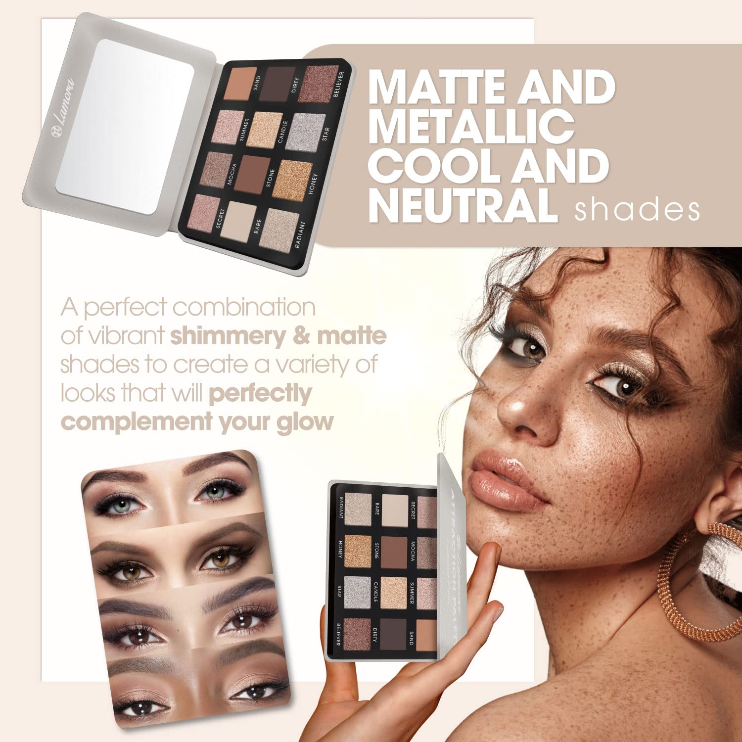 Eyeshadow Palette Attraction UK – Lamora Beauty
