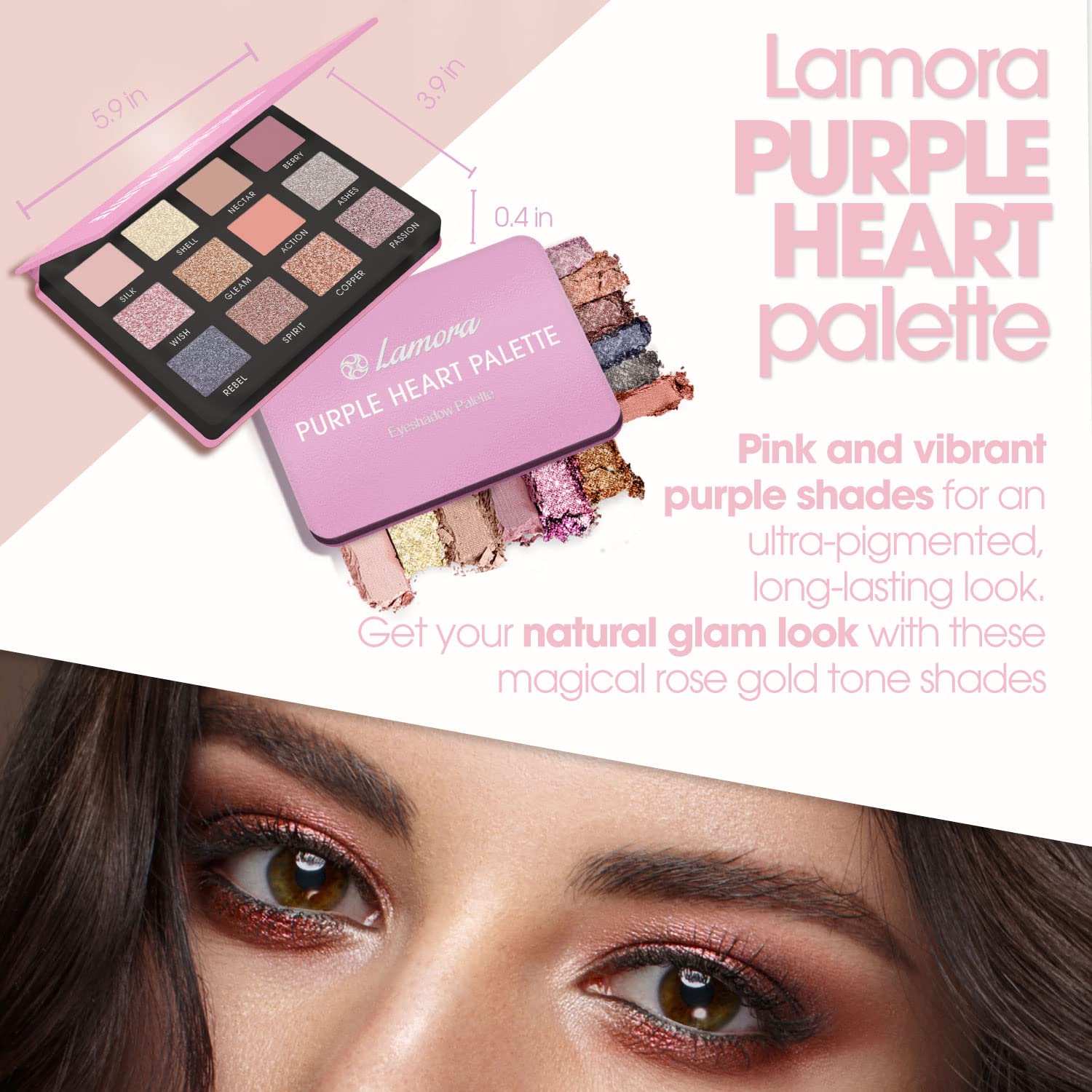 Eyeshadow Brush Set Rose – Lamora Beauty
