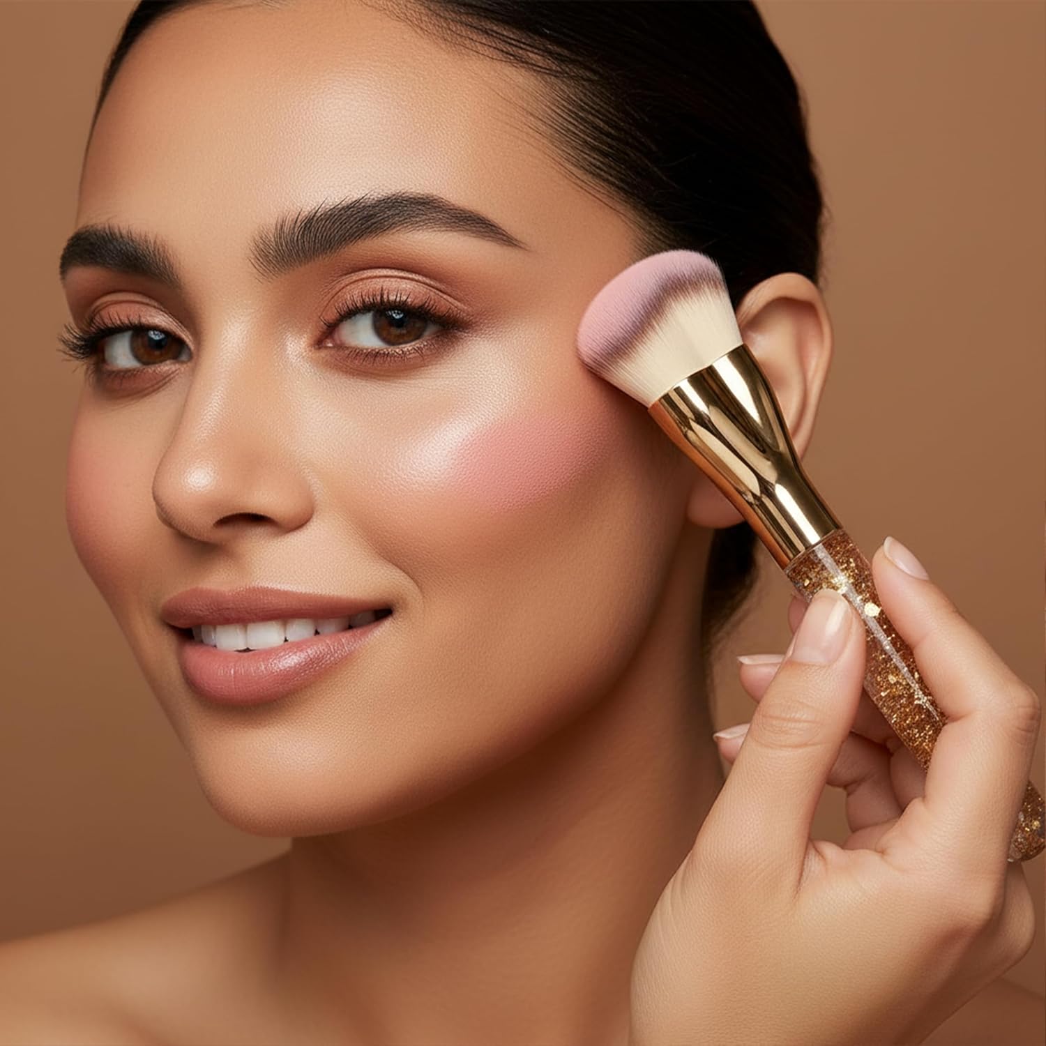 Foundation Brush Heart Gold