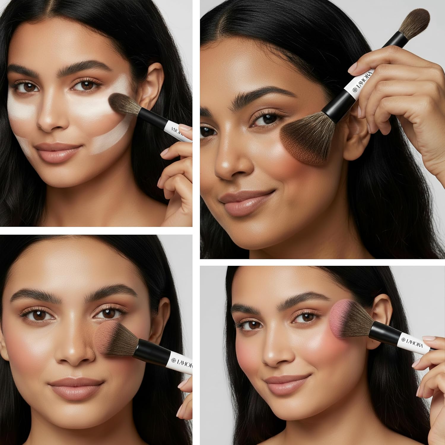 Powder & Bronzer Duo Brush