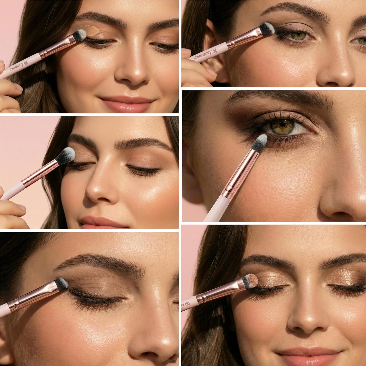 Eyeshadow Brush Set Rose Gold