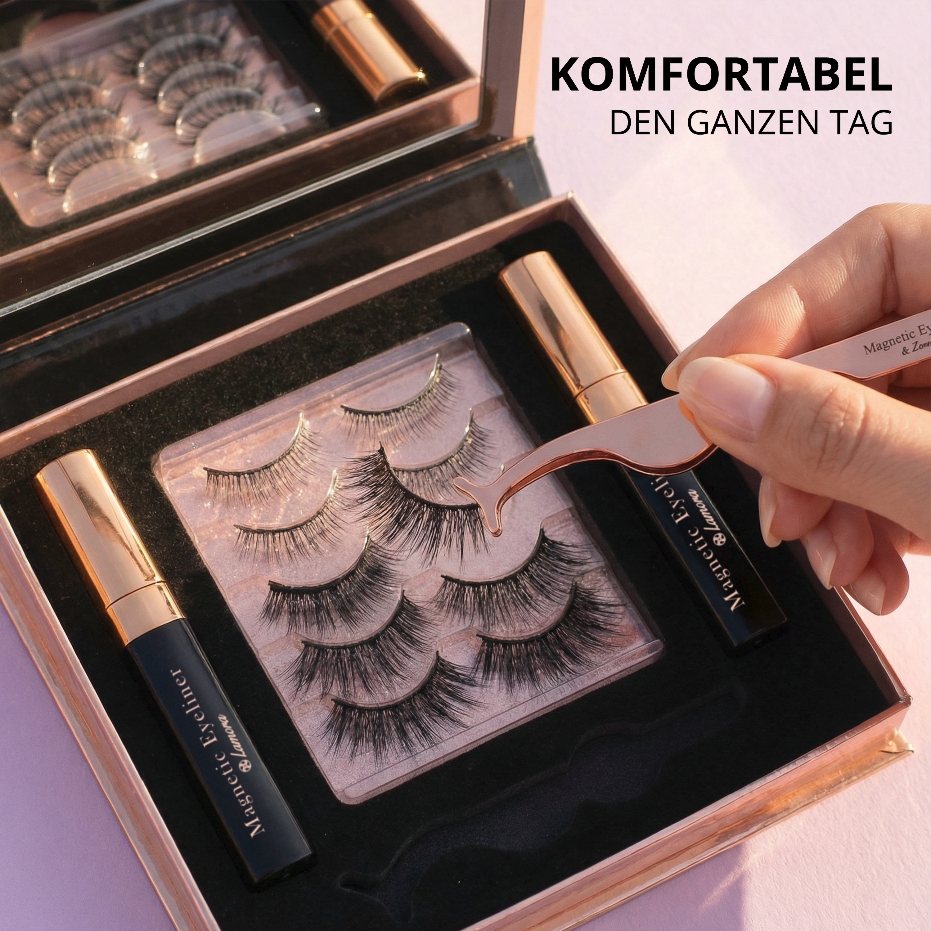 Magnetische Wimpern Set