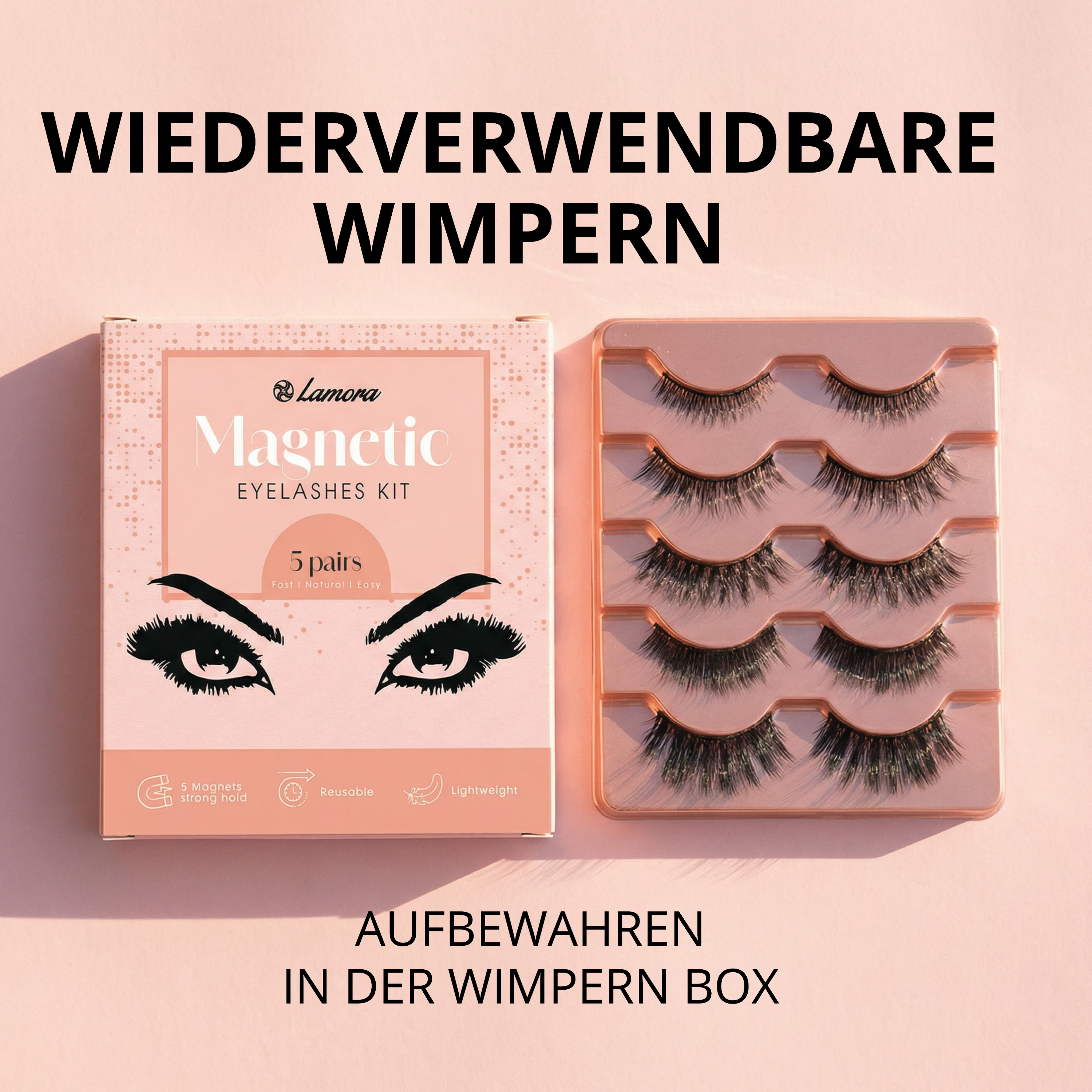 Magnetische Wimpern