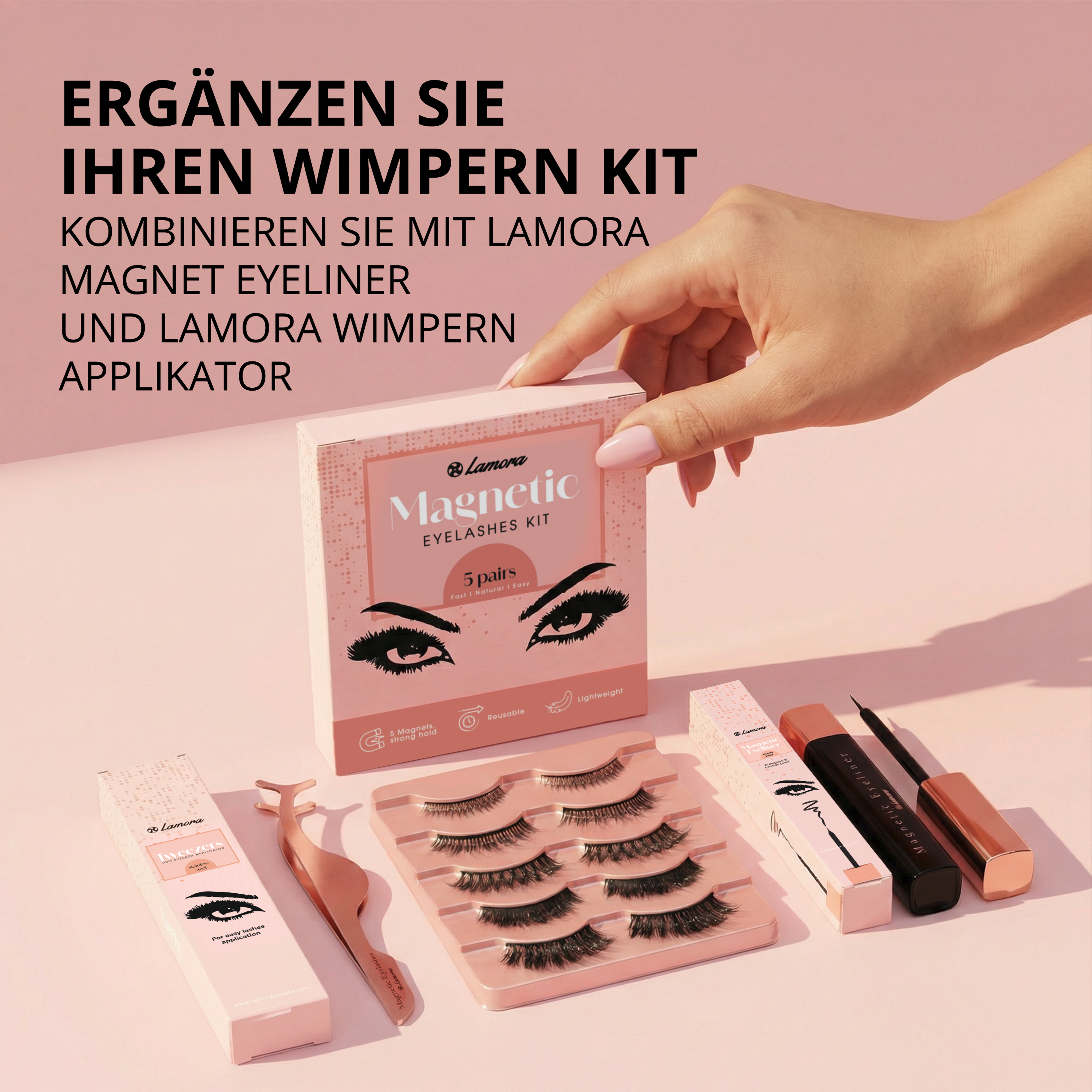 Magnetische Wimpern