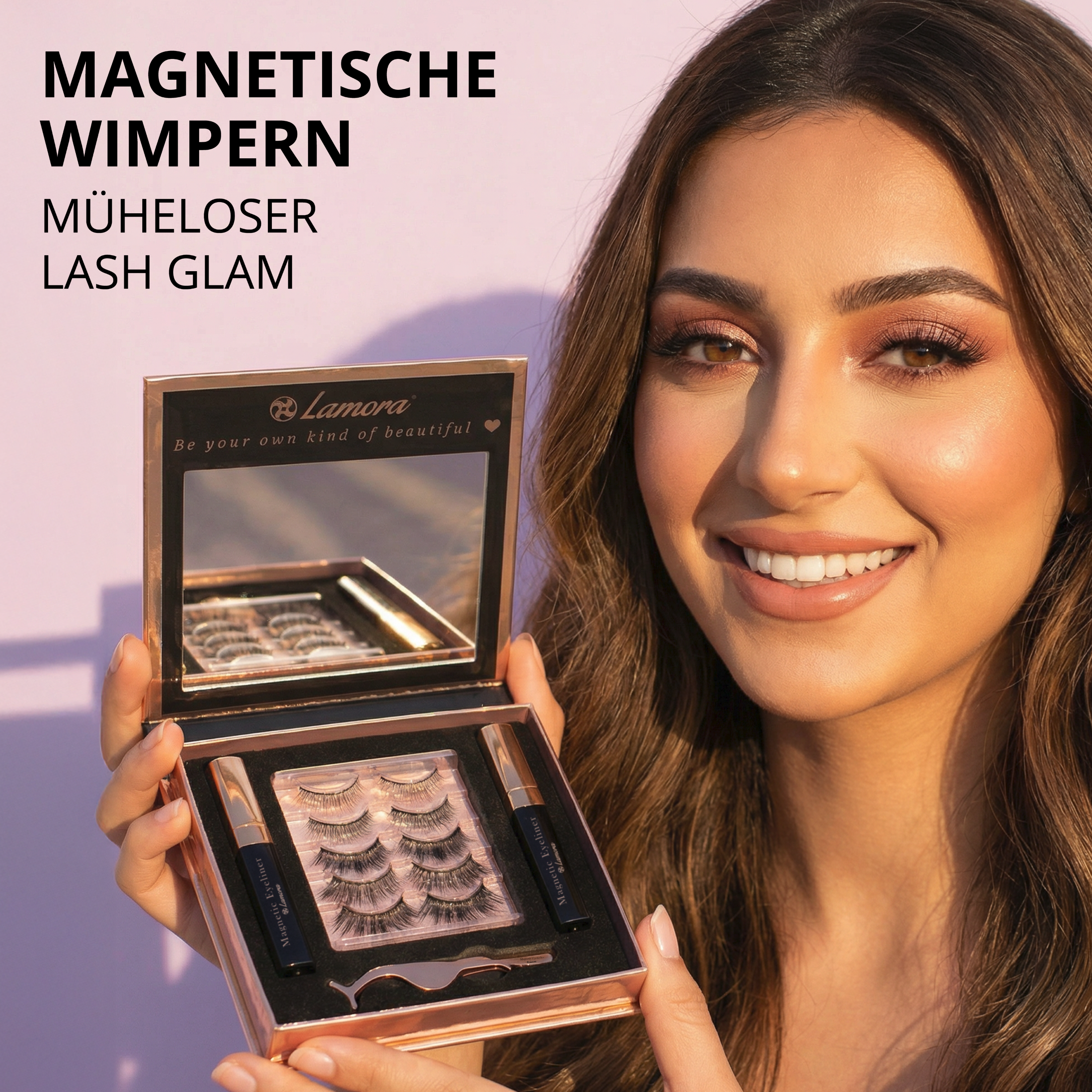 Magnetische Wimpern Set
