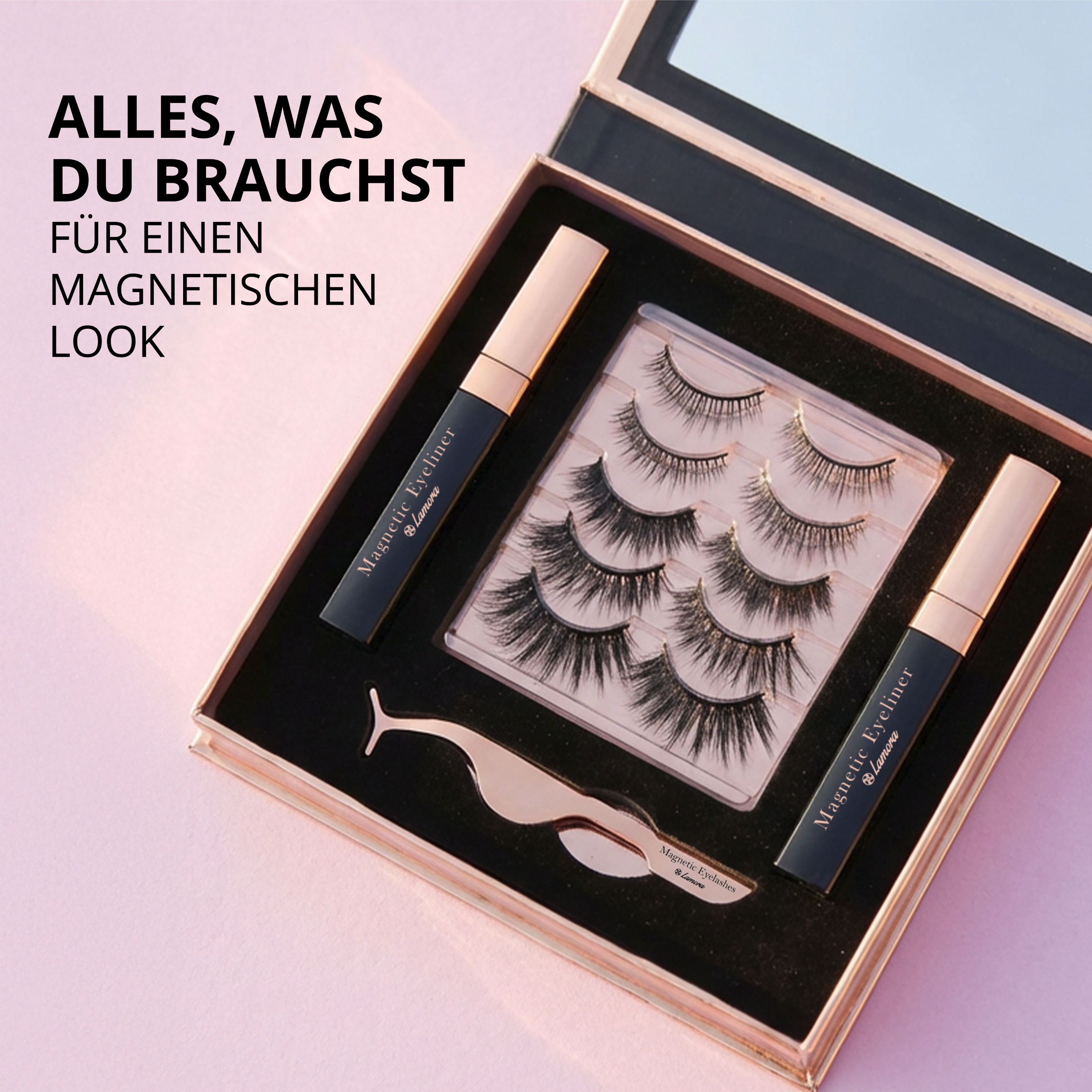 Magnetische Wimpern Set