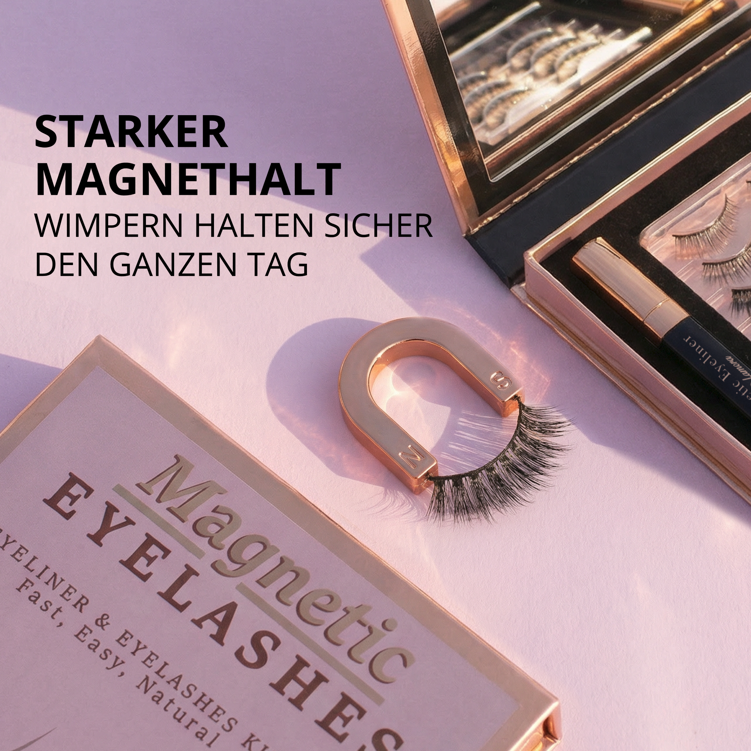 Magnetische Wimpern Set