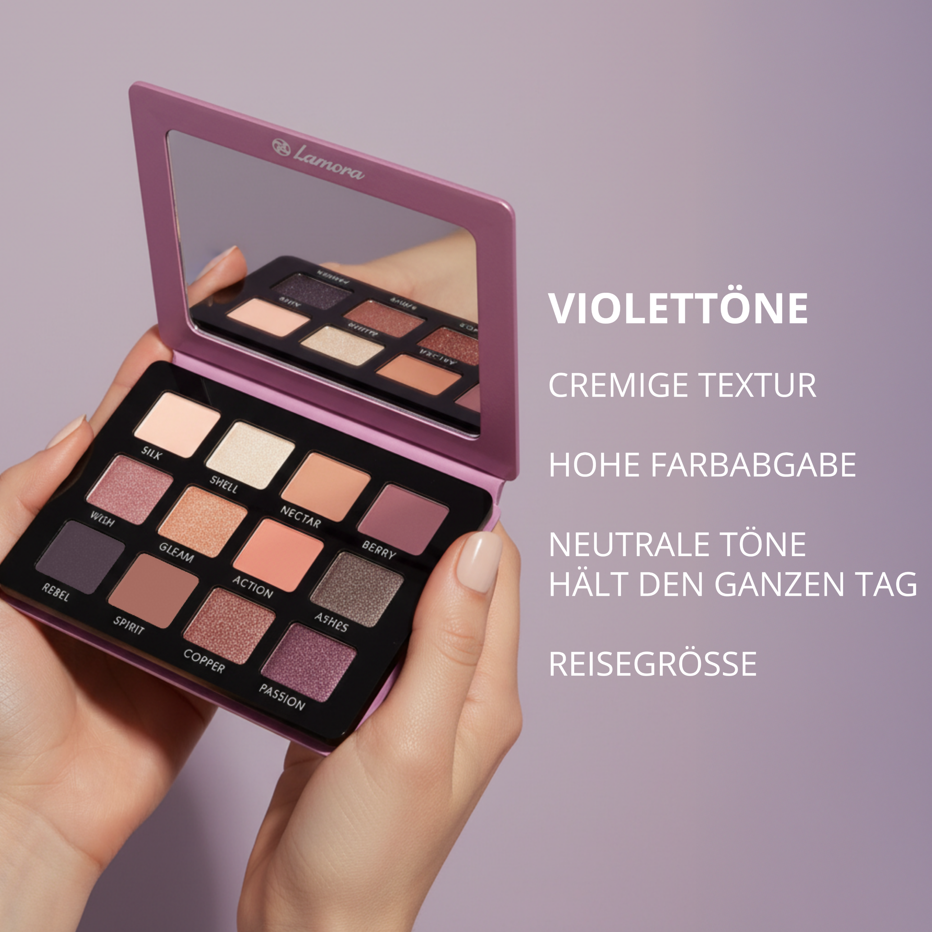 Purple Lidschatten Palette