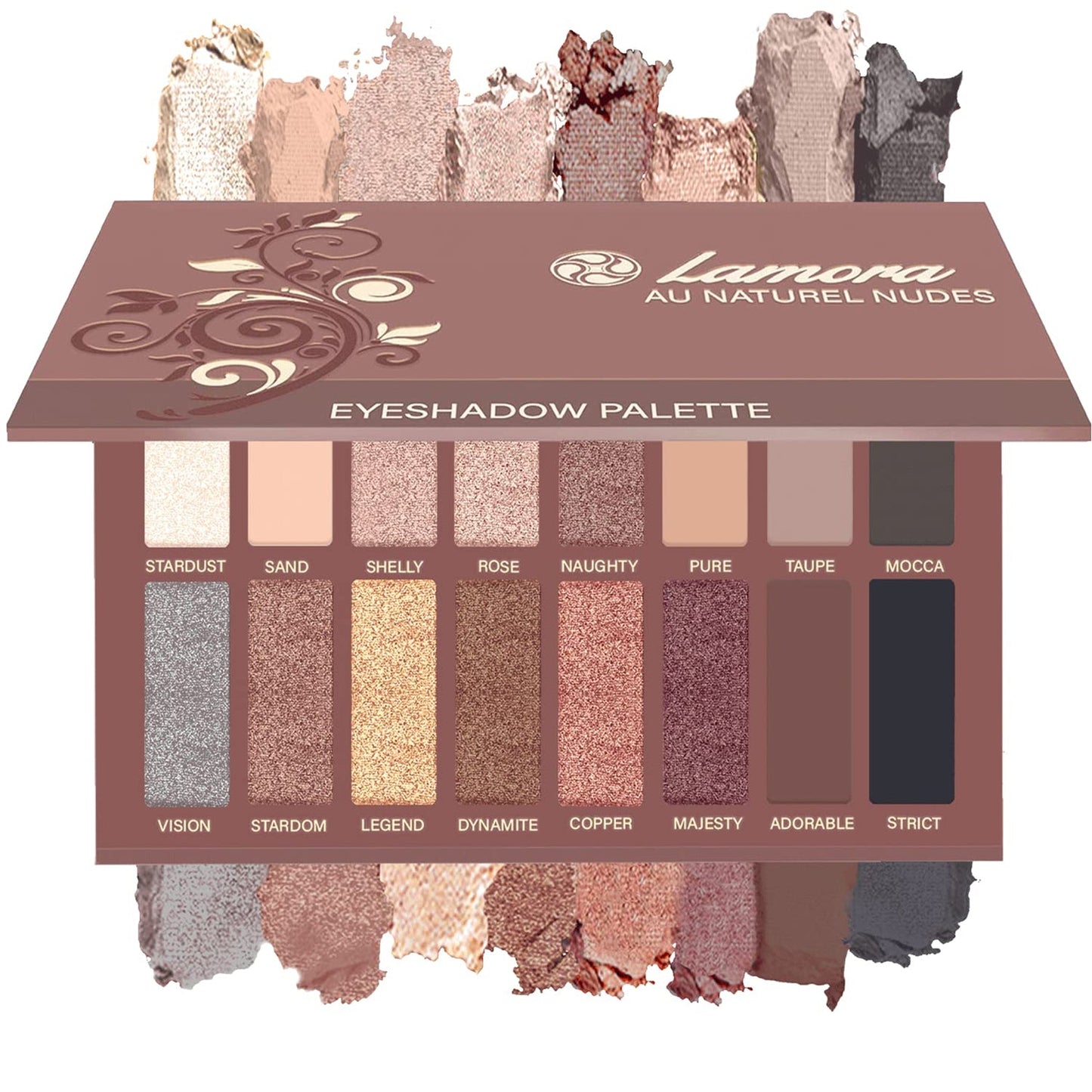 Au Naturel Lidschatten Palette - Lamora Beauty