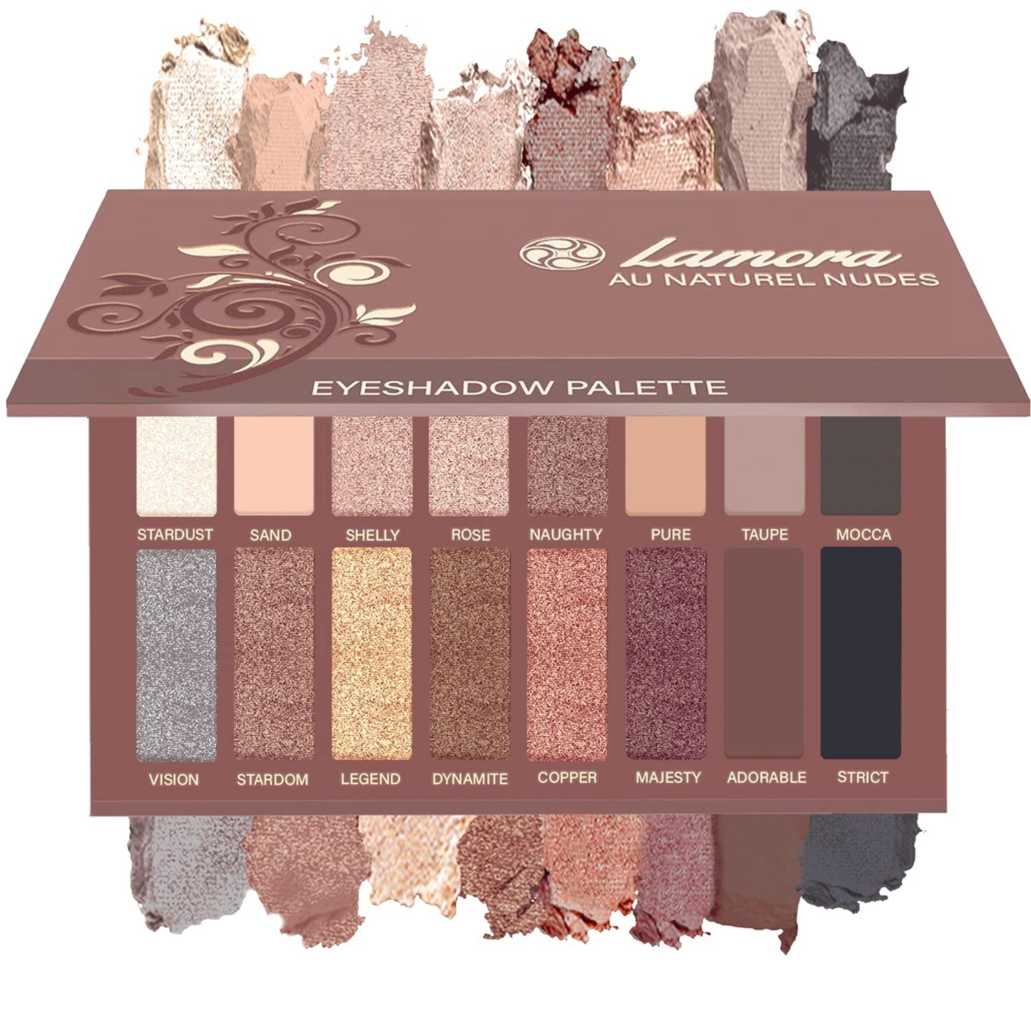 Au Naturel Lidschatten Palette - Lamora Beauty