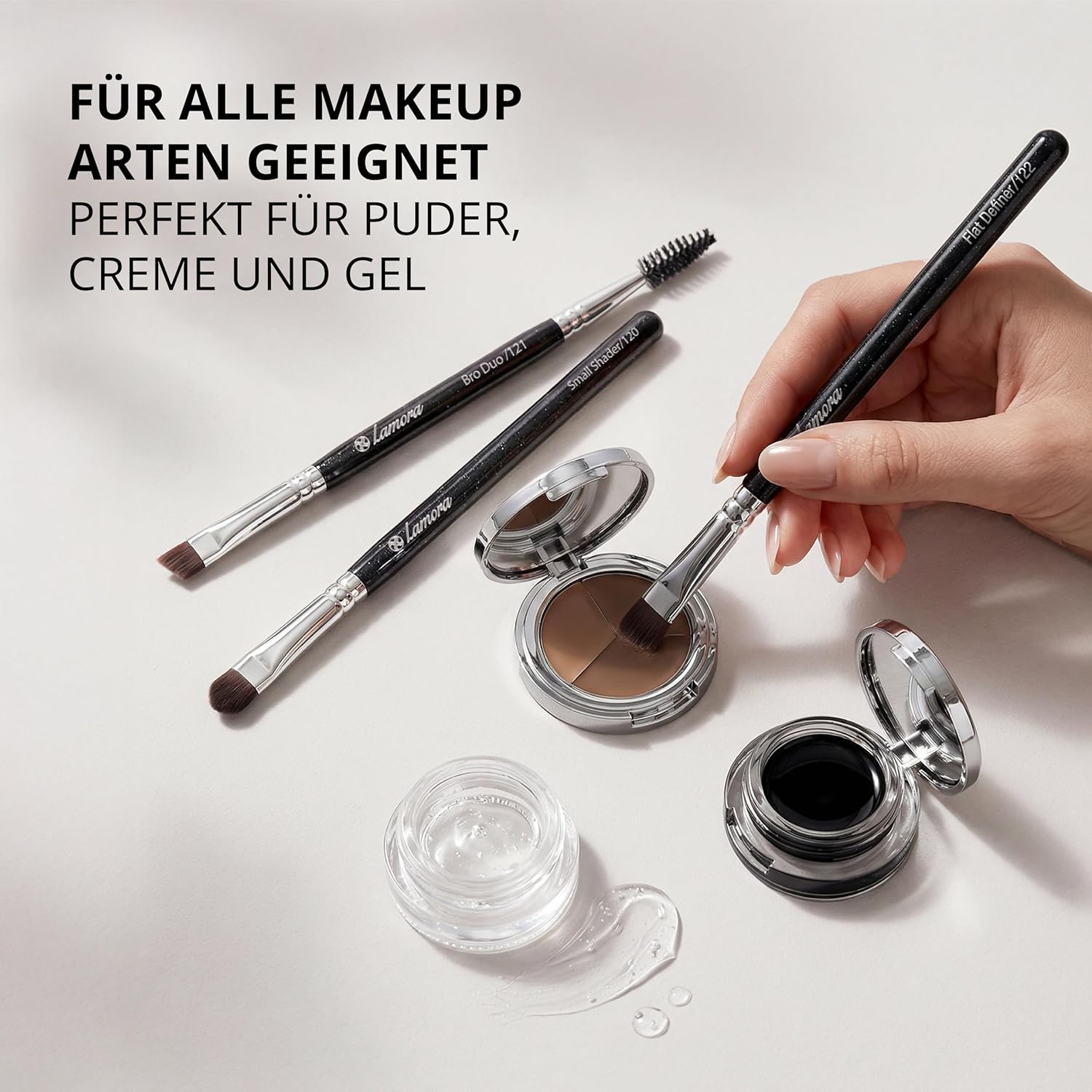 Augenbrauen Pinselset - Lamora Beauty