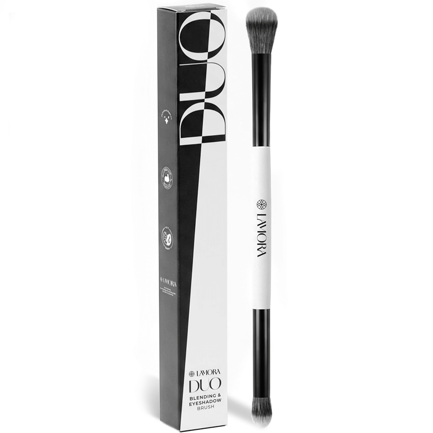 Blending & Eyeshadow Duo Brush - Lamora Beauty