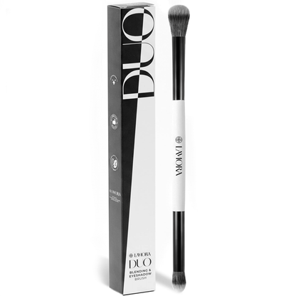 Blending & Eyeshadow Duo Brush - Lamora Beauty