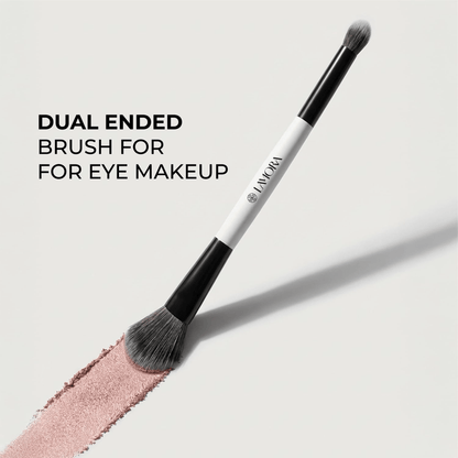 Blending & Eyeshadow Duo Brush - Lamora Beauty