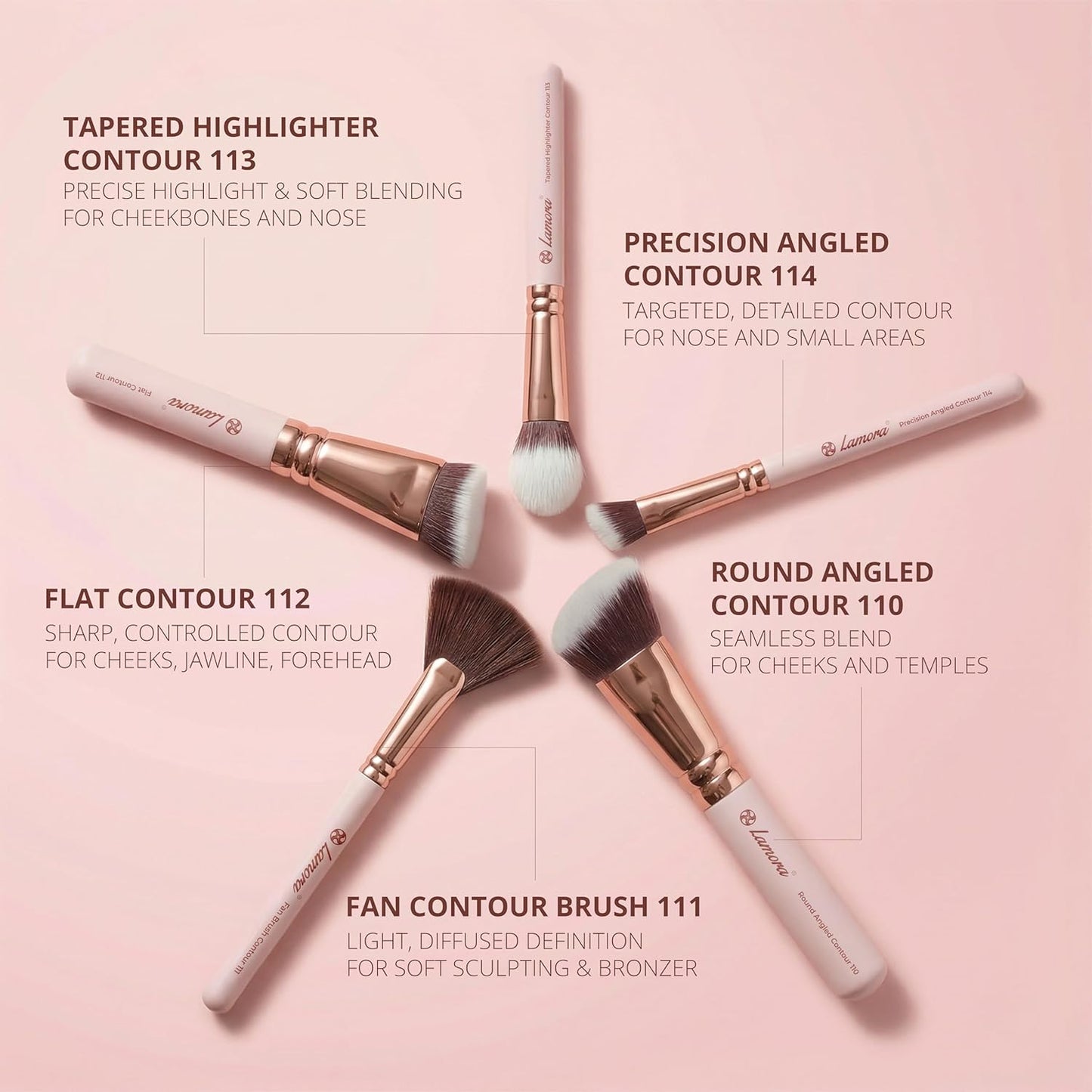 Contour Brush Set - Lamora Beauty