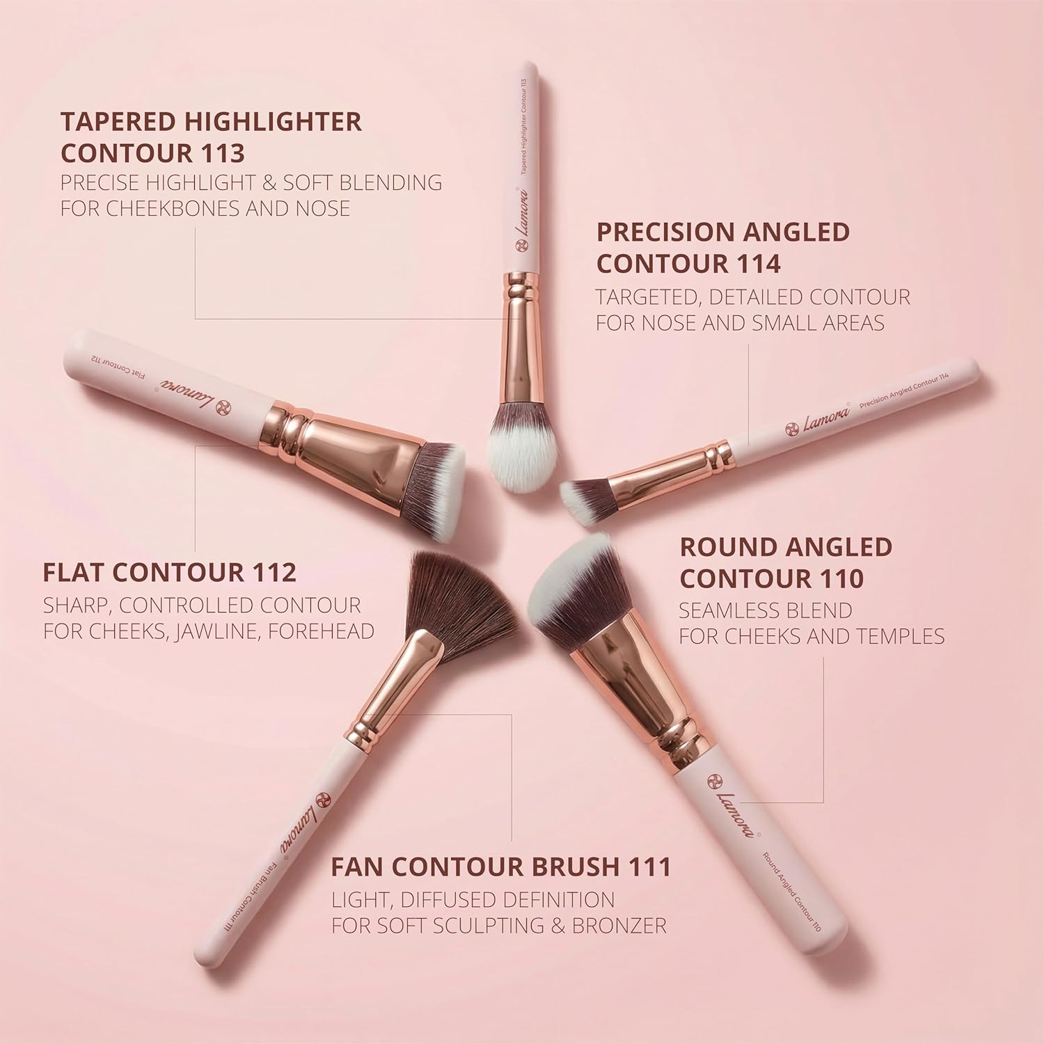 Contour Brush Set - Lamora Beauty