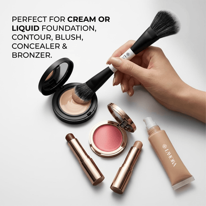Contour & Foundation Duo Brush - Lamora Beauty