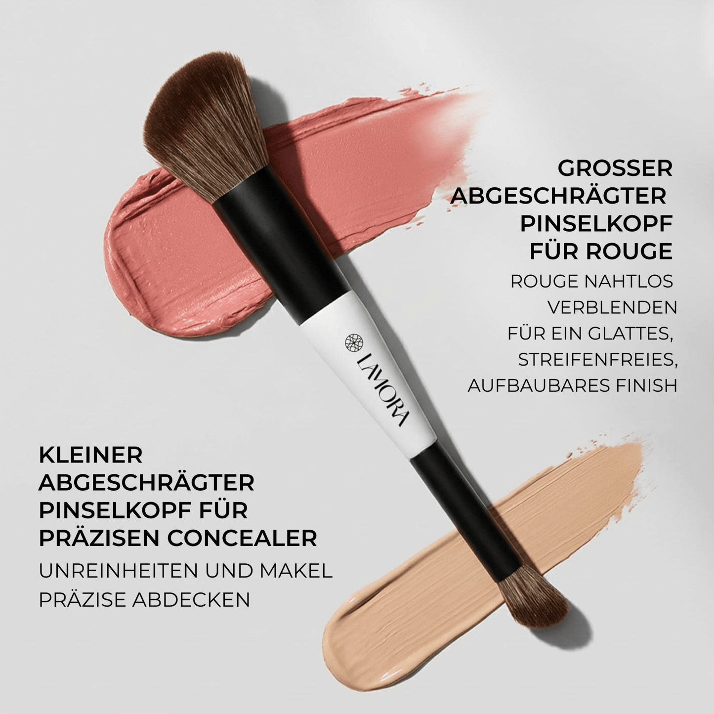 Duo Blush Concealer Pinsel - Lamora Beauty