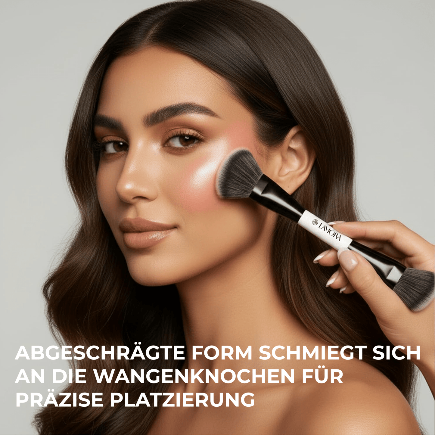 Duo Foundation Contour Pinsel - Lamora Beauty