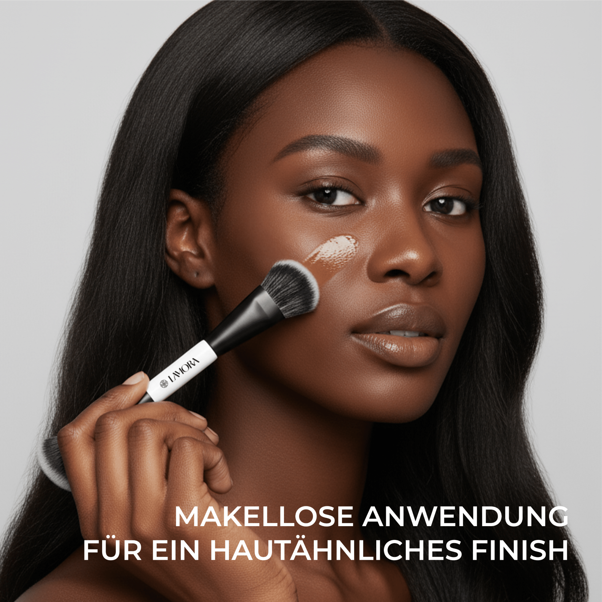 Duo Foundation Contour Pinsel - Lamora Beauty