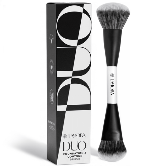 Duo Foundation Contour Pinsel - Lamora Beauty