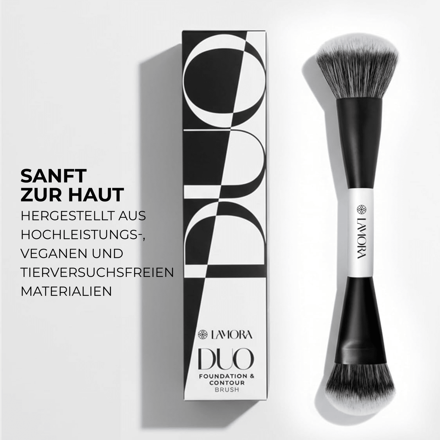 Duo Foundation Contour Pinsel - Lamora Beauty