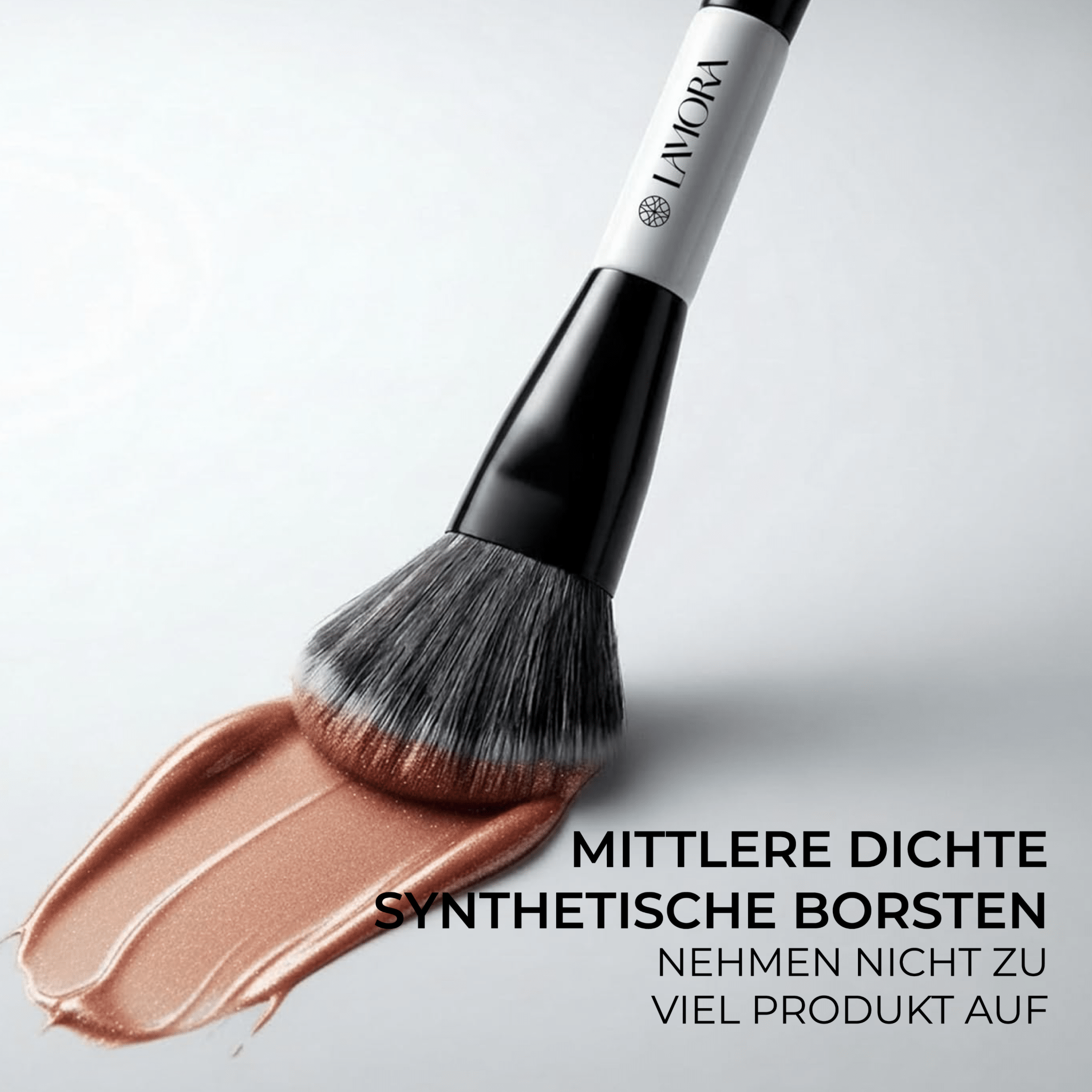 Duo Foundation Contour Pinsel - Lamora Beauty
