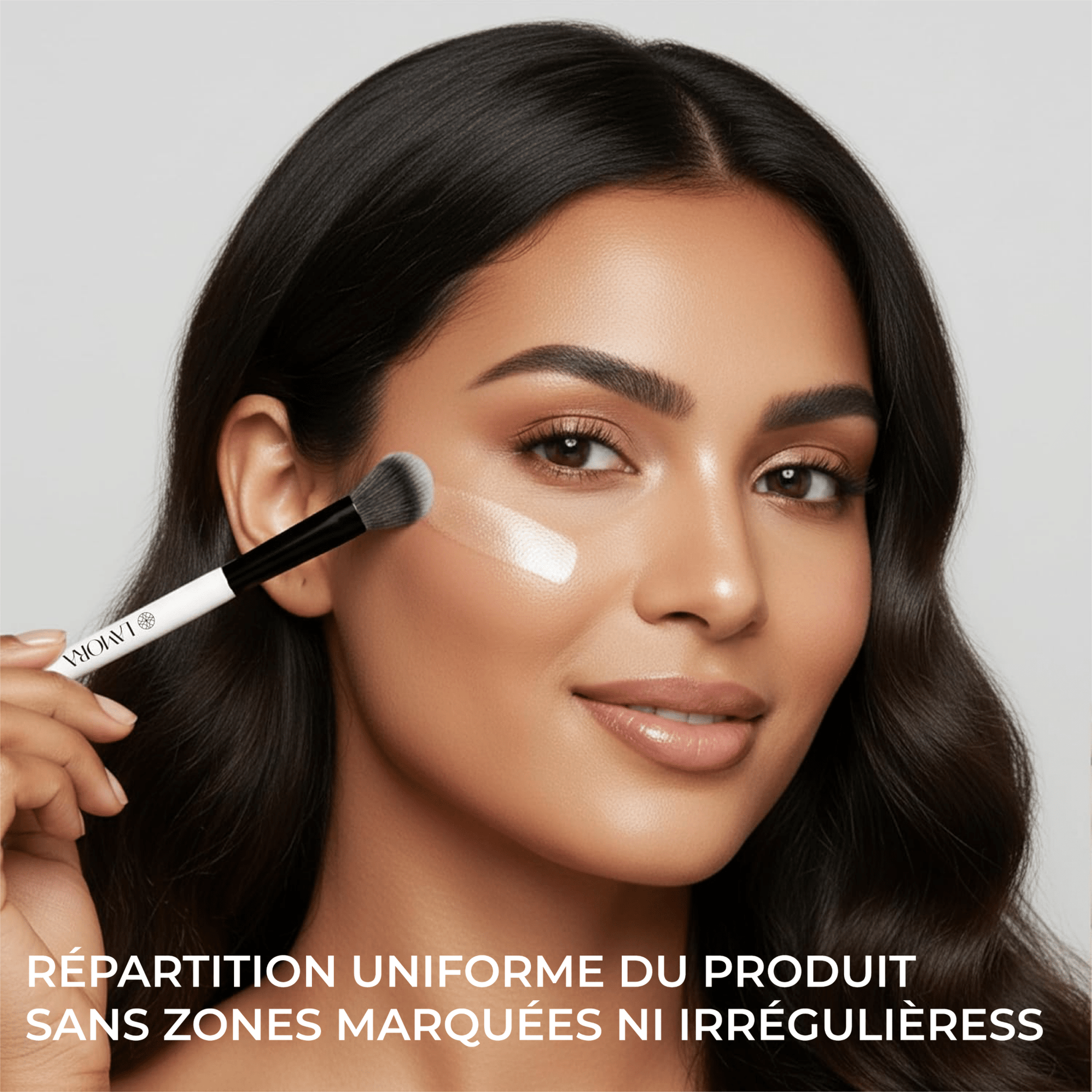 Duo Lidschatten Blending Pinsel - Lamora Beauty