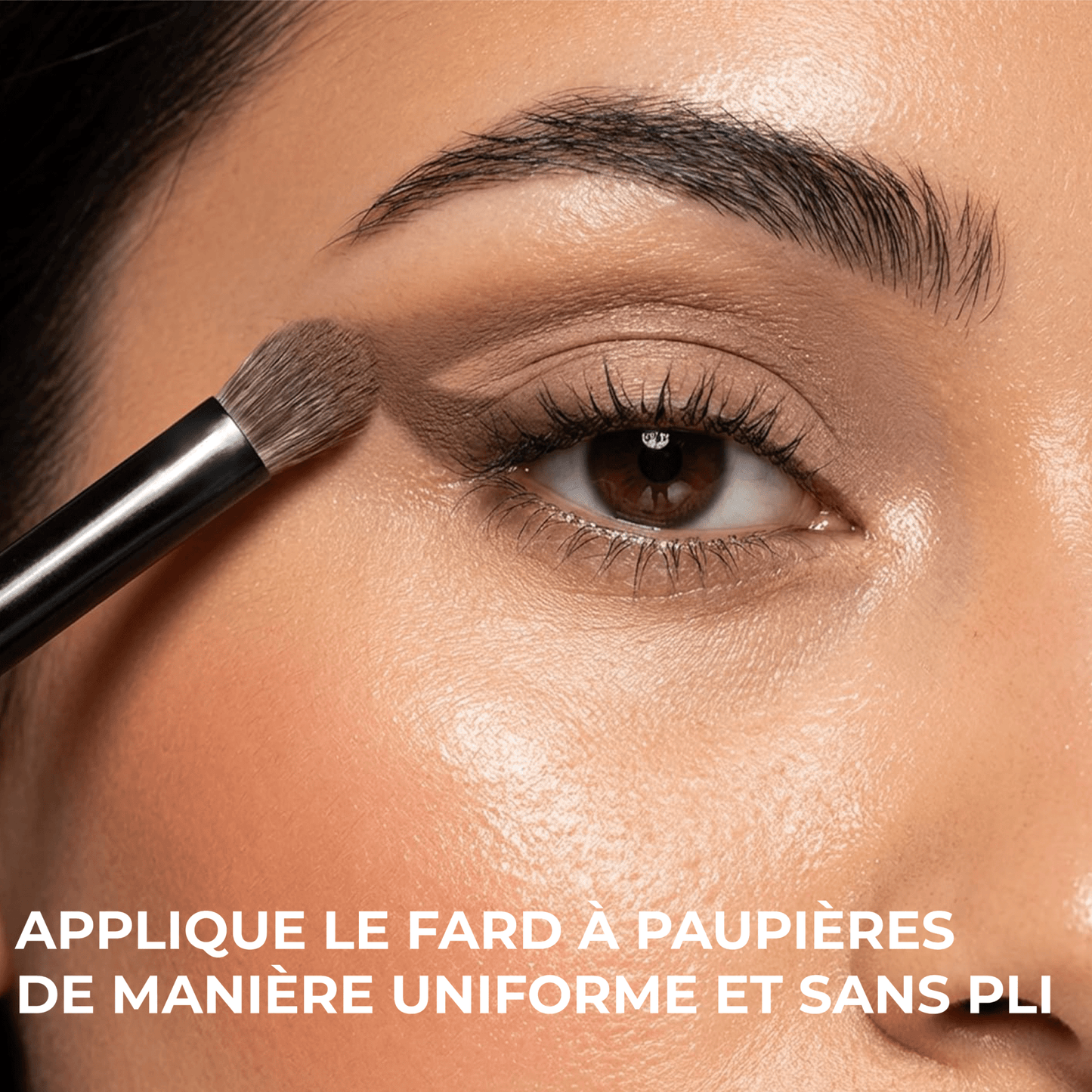 Duo Lidschatten Blending Pinsel - Lamora Beauty