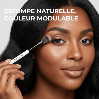 Duo Lidschatten Blending Pinsel - Lamora Beauty