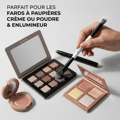 Duo Lidschatten Blending Pinsel - Lamora Beauty