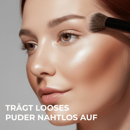 Duo Puder Bronzer Pinsel - Lamora Beauty