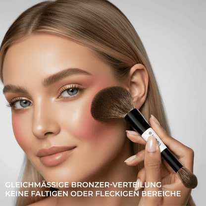 Duo Puder Bronzer Pinsel - Lamora Beauty