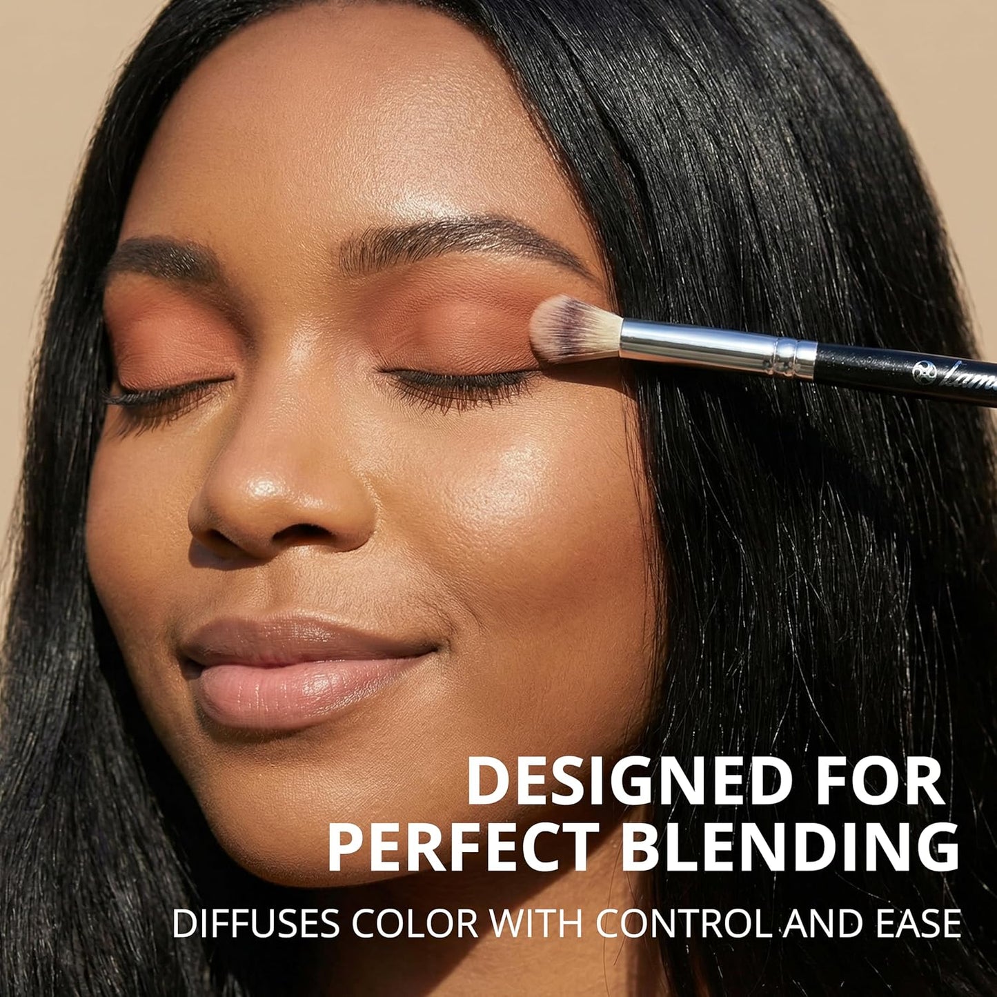 Eyeshadow Brush Set Black - Lamora Beauty