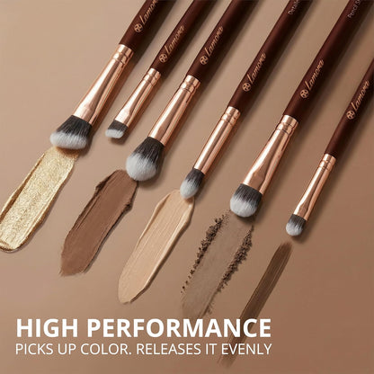 Eyeshadow Brush Set Rose - Lamora Beauty