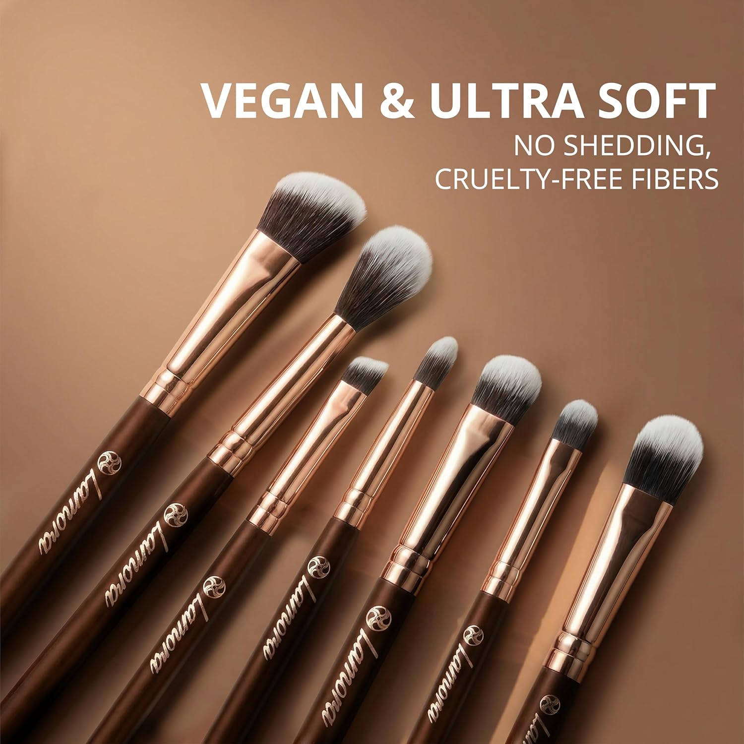 Eyeshadow Brush Set Rose - Lamora Beauty
