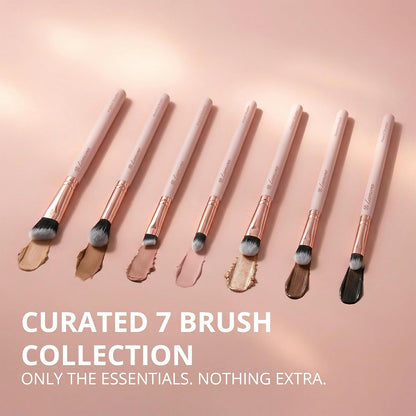 Eyeshadow Brush Set Rose Gold - Lamora Beauty