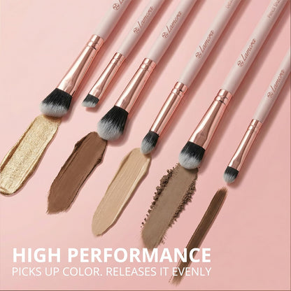 Eyeshadow Brush Set Rose Gold - Lamora Beauty