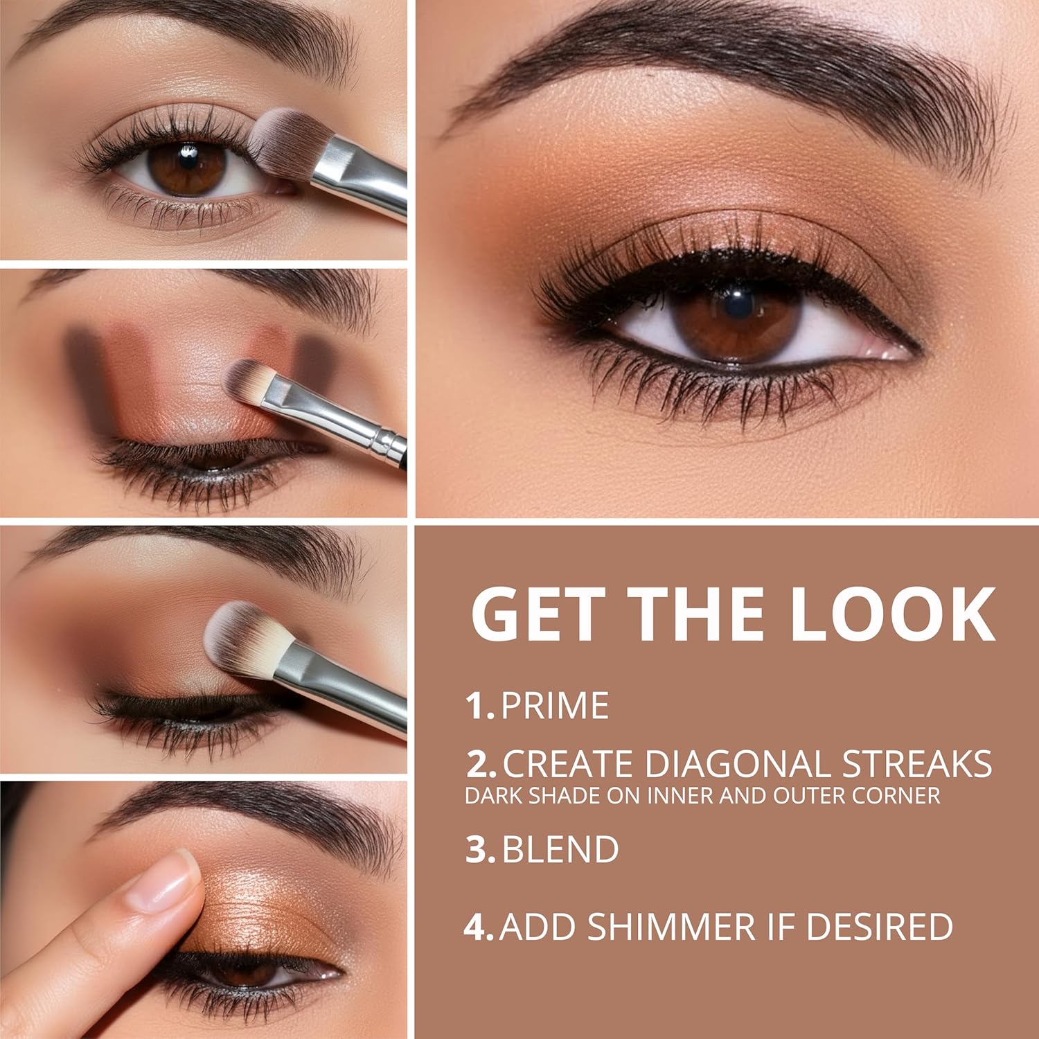 Eyeshadow Palette Bronze - Lamora Beauty